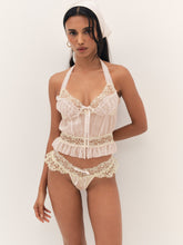 Gilded Lace Bustier - Natural