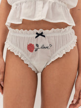 Ella Cheeky Panty - White