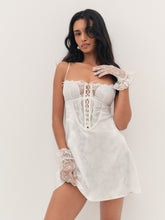 Rita Rose Slip Dress - White