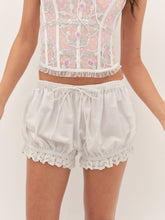Spring Blossom Bloomer Short - White