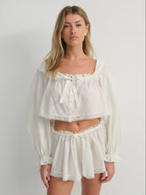 Venetia Sleep Top - Vintage Cream