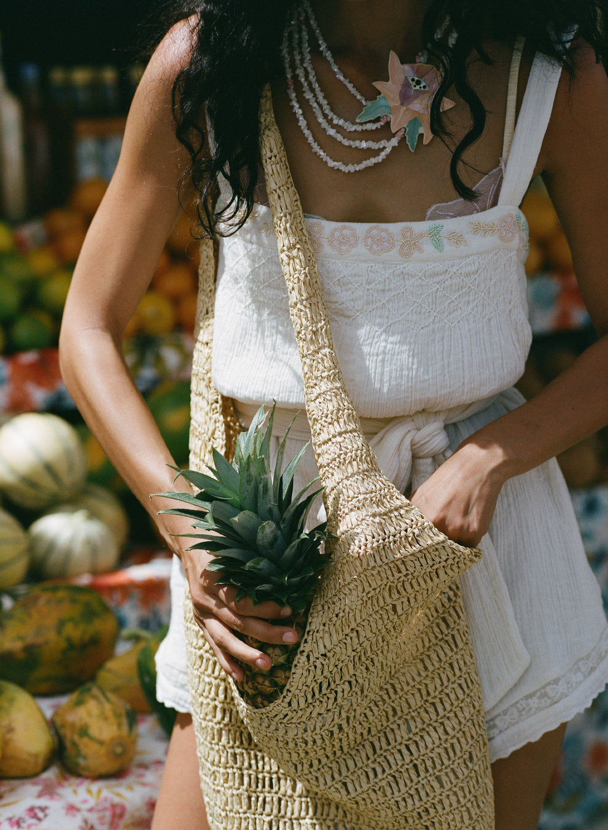 Leah Romper - Cream