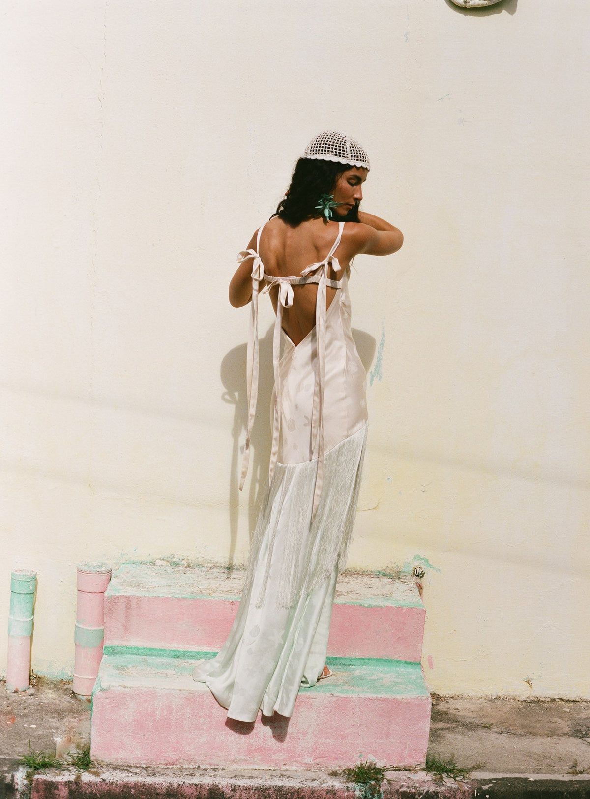 Andrea Maxi Dress - Peach Mint