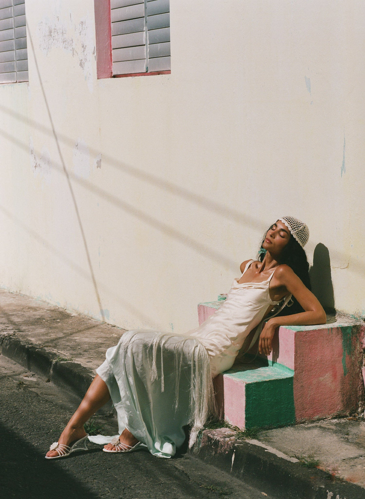 Andrea Maxi Dress - Peach Mint