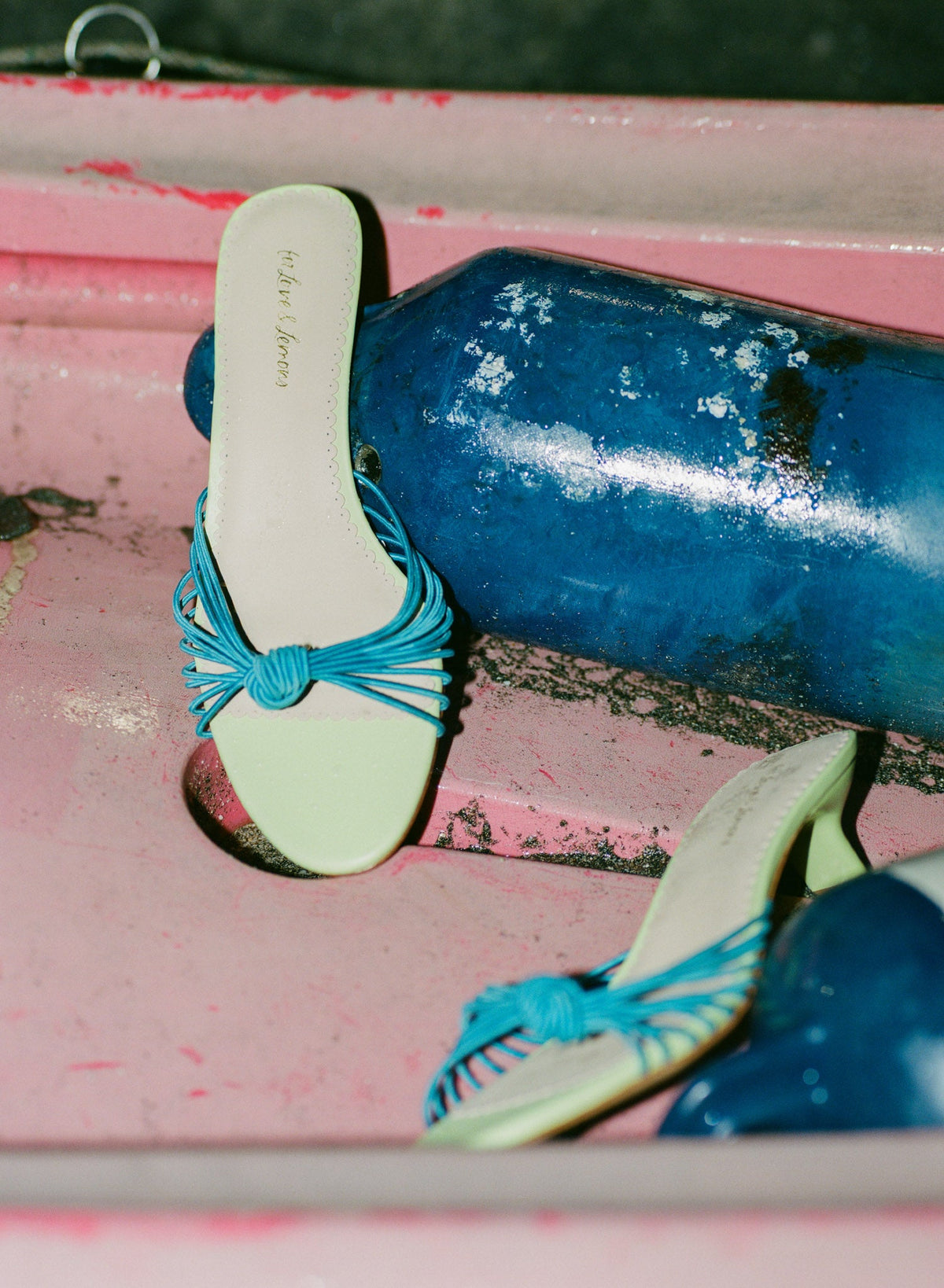 Cleo Strappy Heel - Green