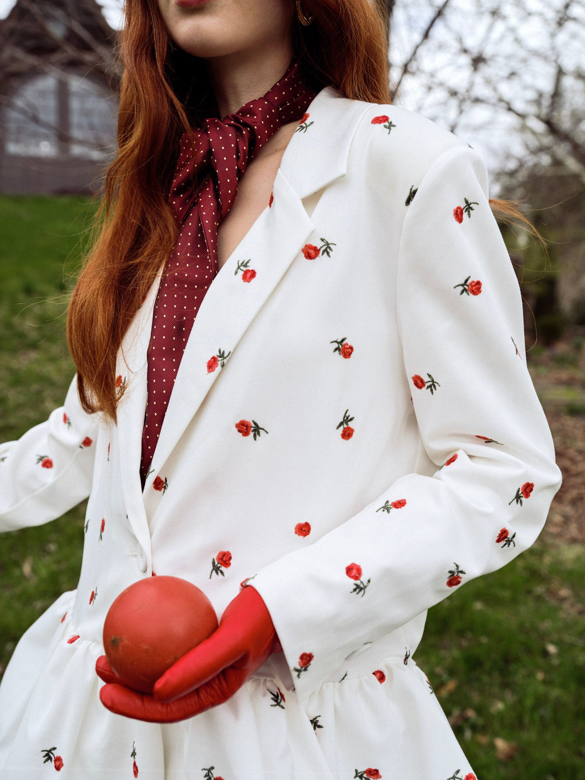 Talia Blazer Dress - Cream