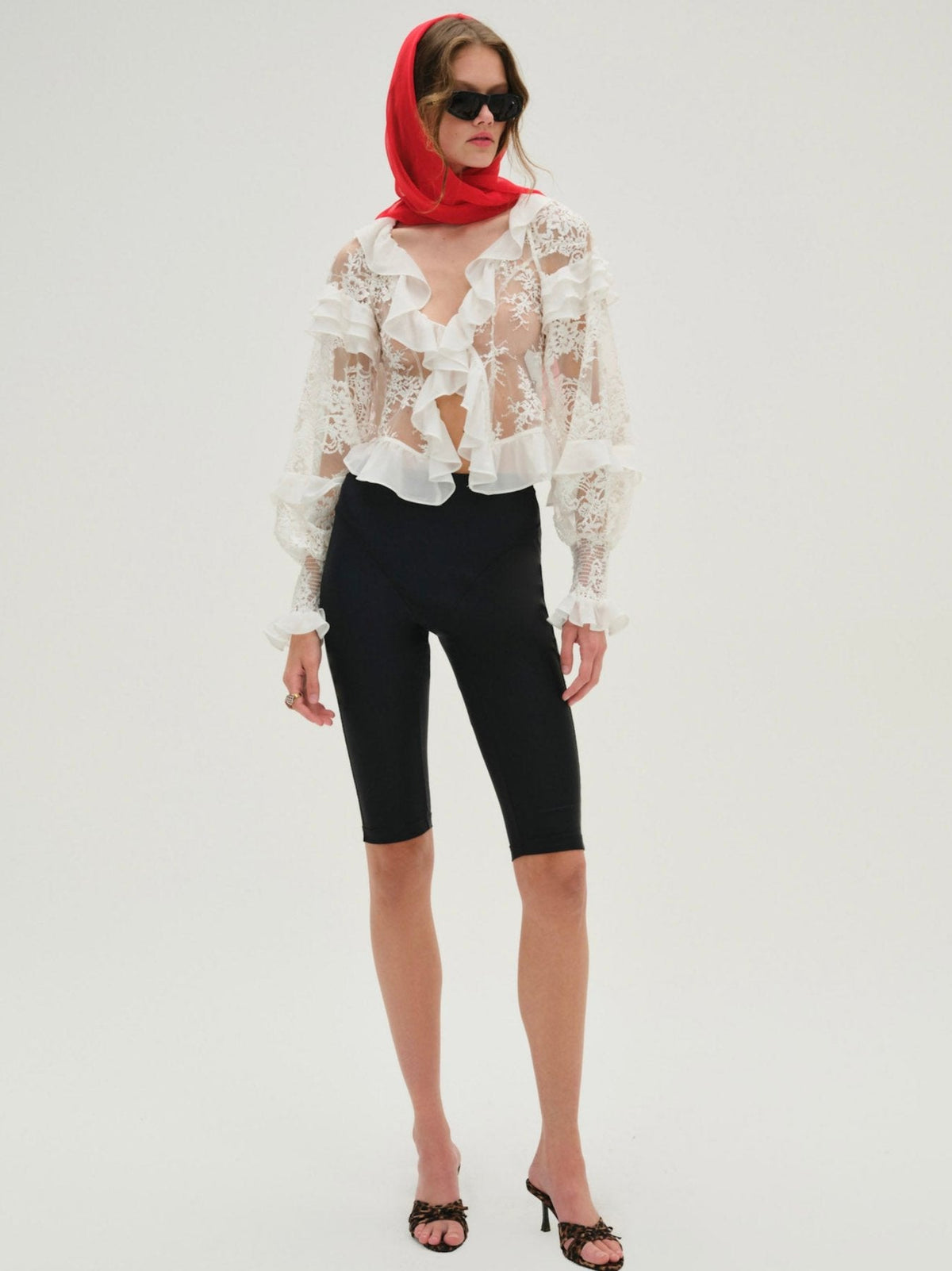 Holiday Lace Blouse - White