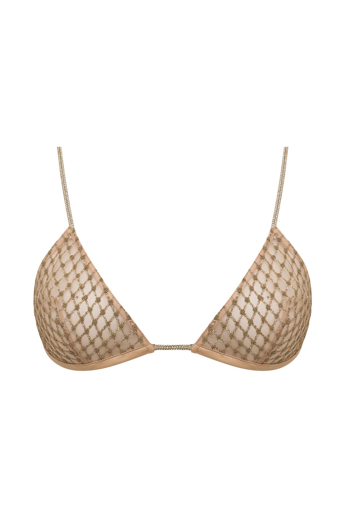 Glitter Bralette - Gold