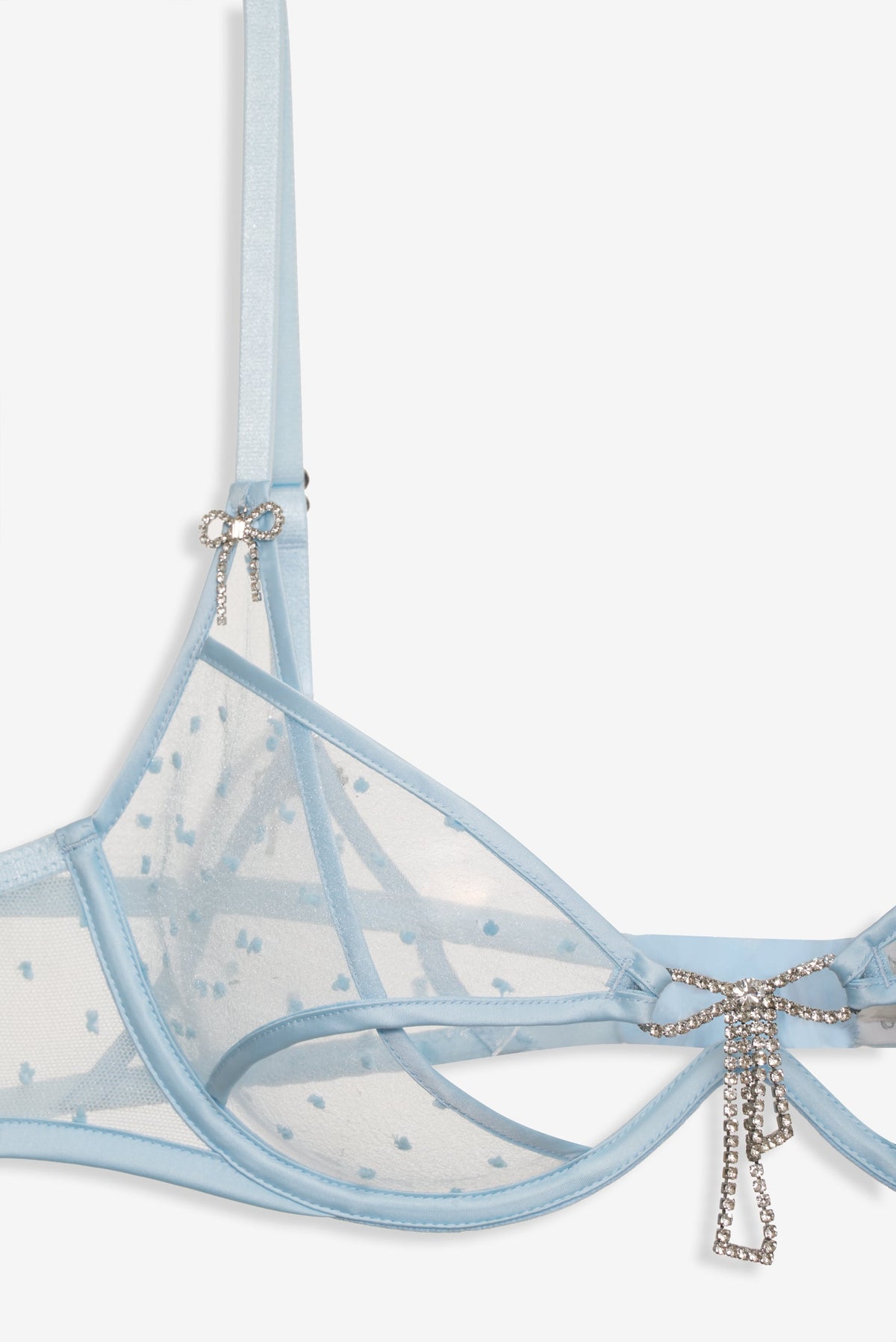 Izzy Underwire Bra - Blue