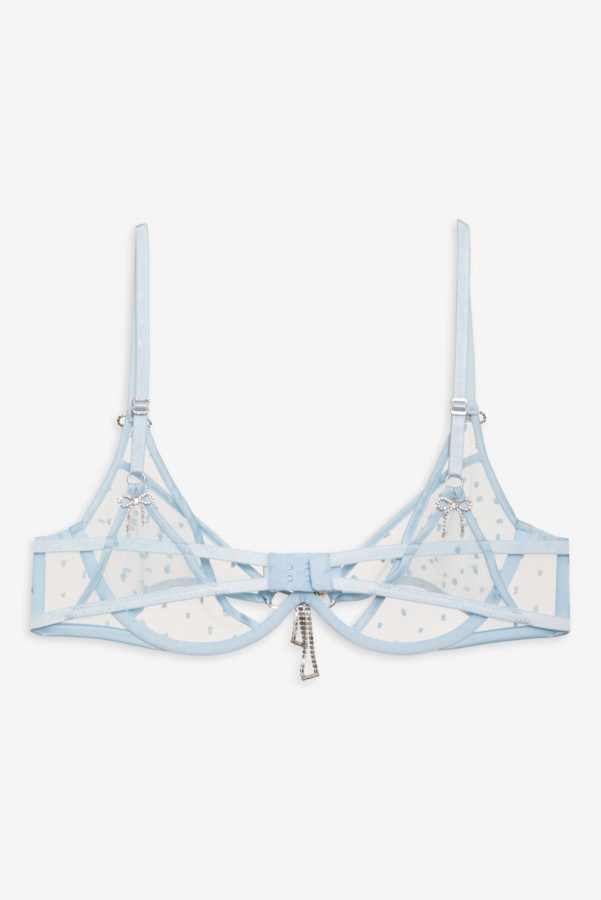 Izzy Underwire Bra - Blue