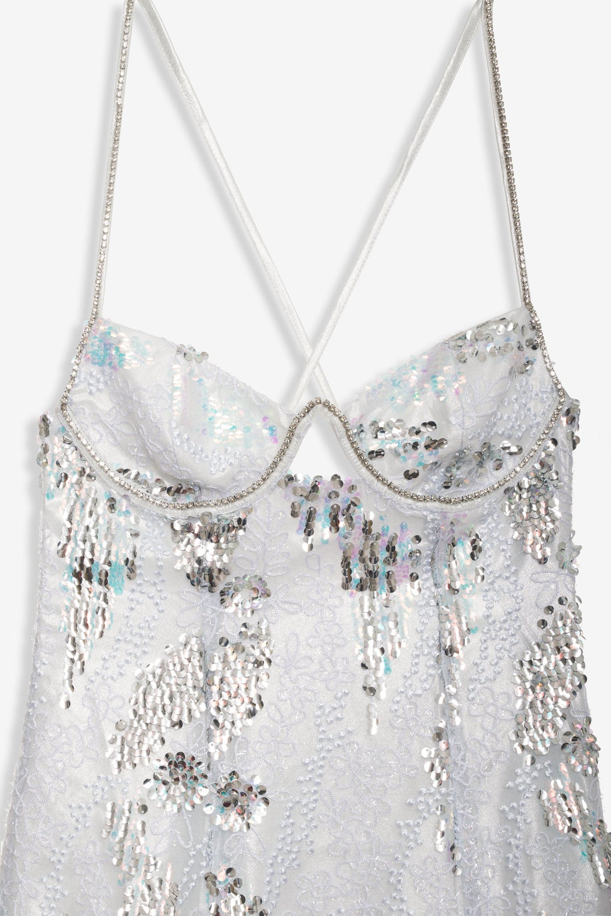 Opal Mini Dress - Silver