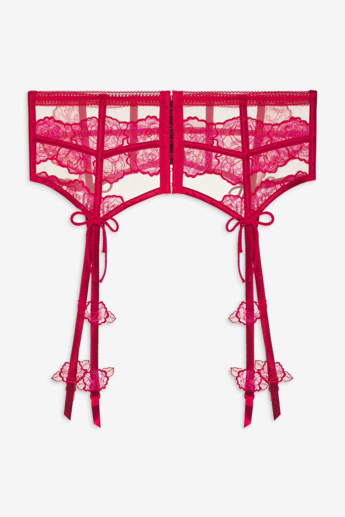 Cordelia Garter Belt - Red