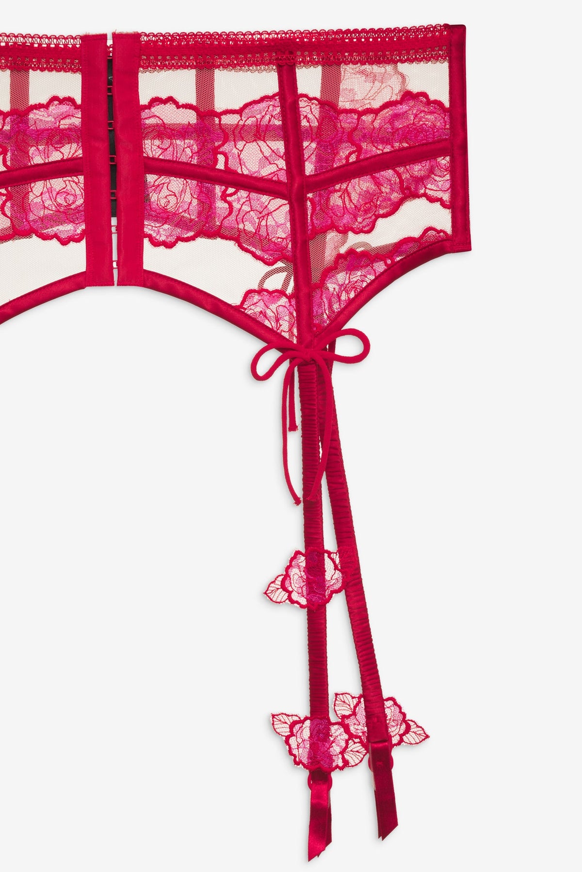 Cordelia Garter Belt - Red