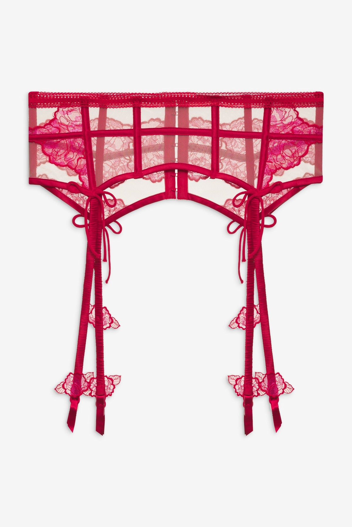 Cordelia Garter Belt - Red