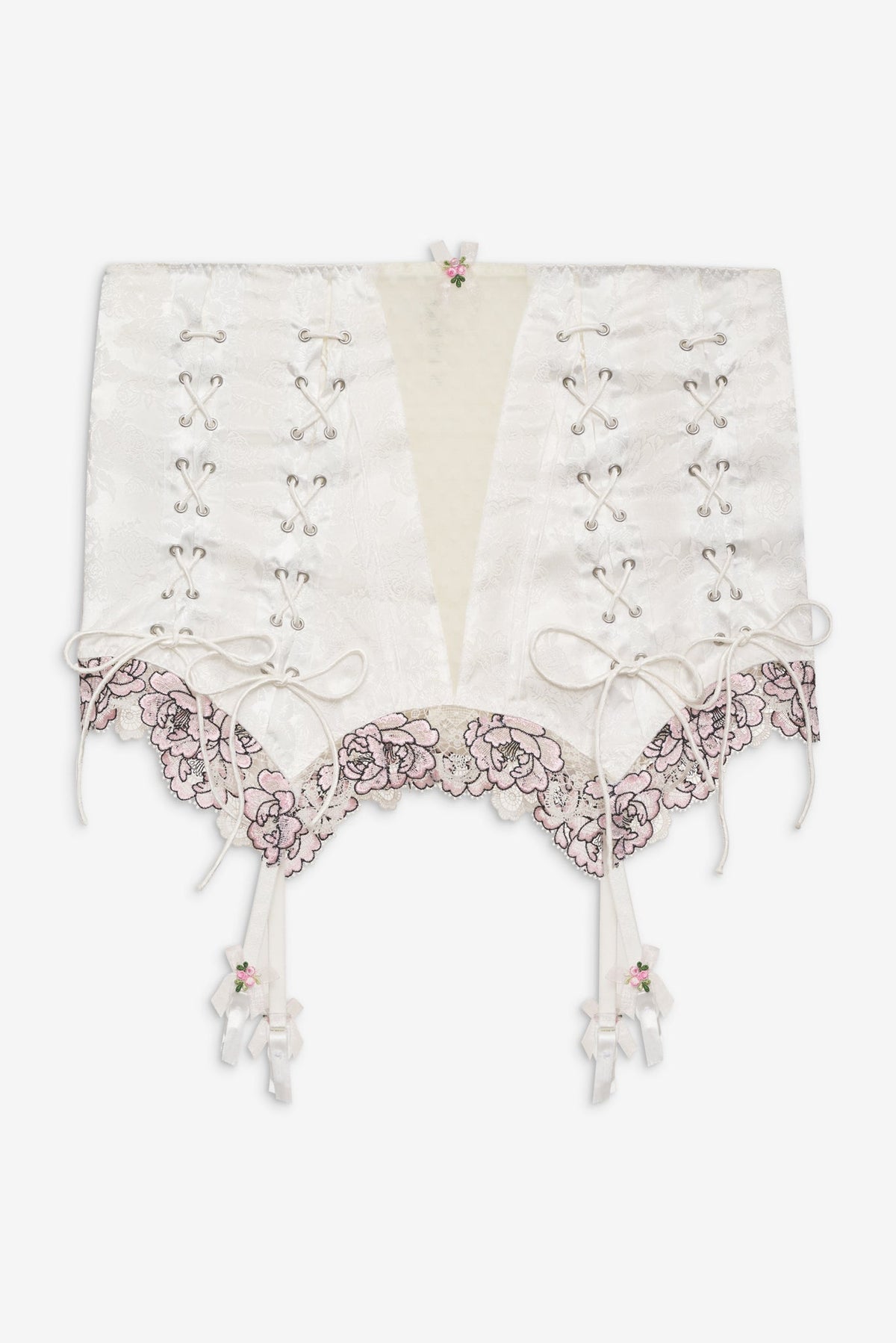 Marit Garter Skirt - White
