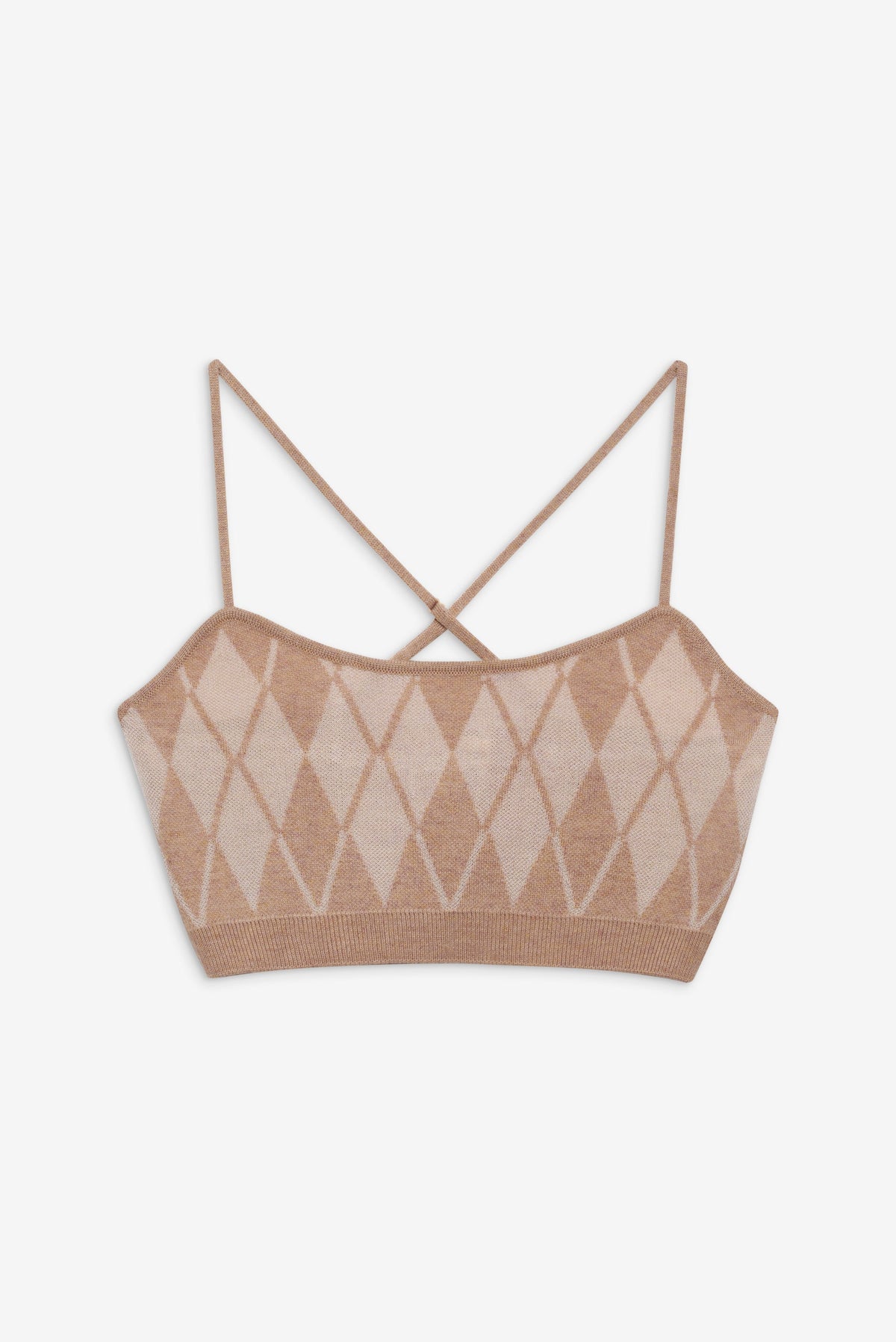 Cassidy Knit Bralette - Brown