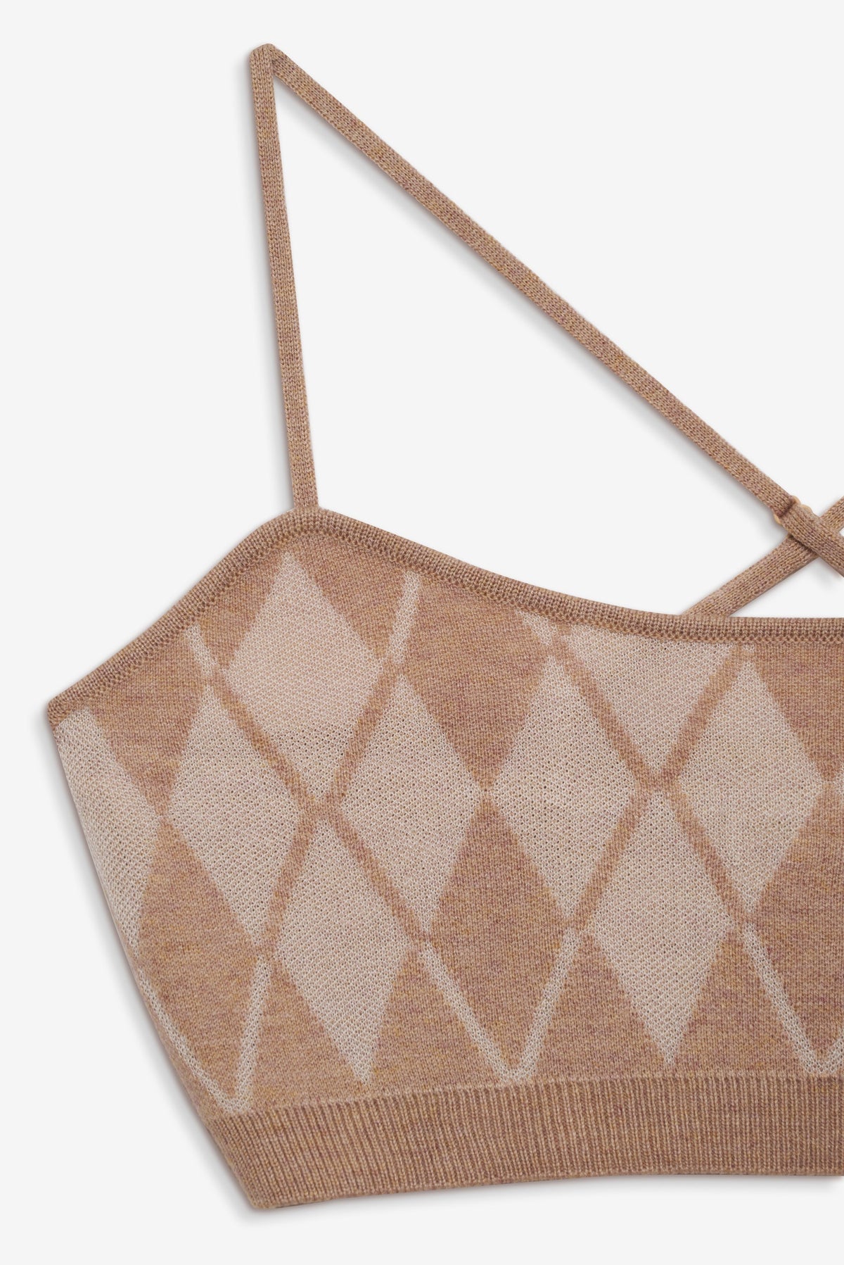 Cassidy Knit Bralette - Brown