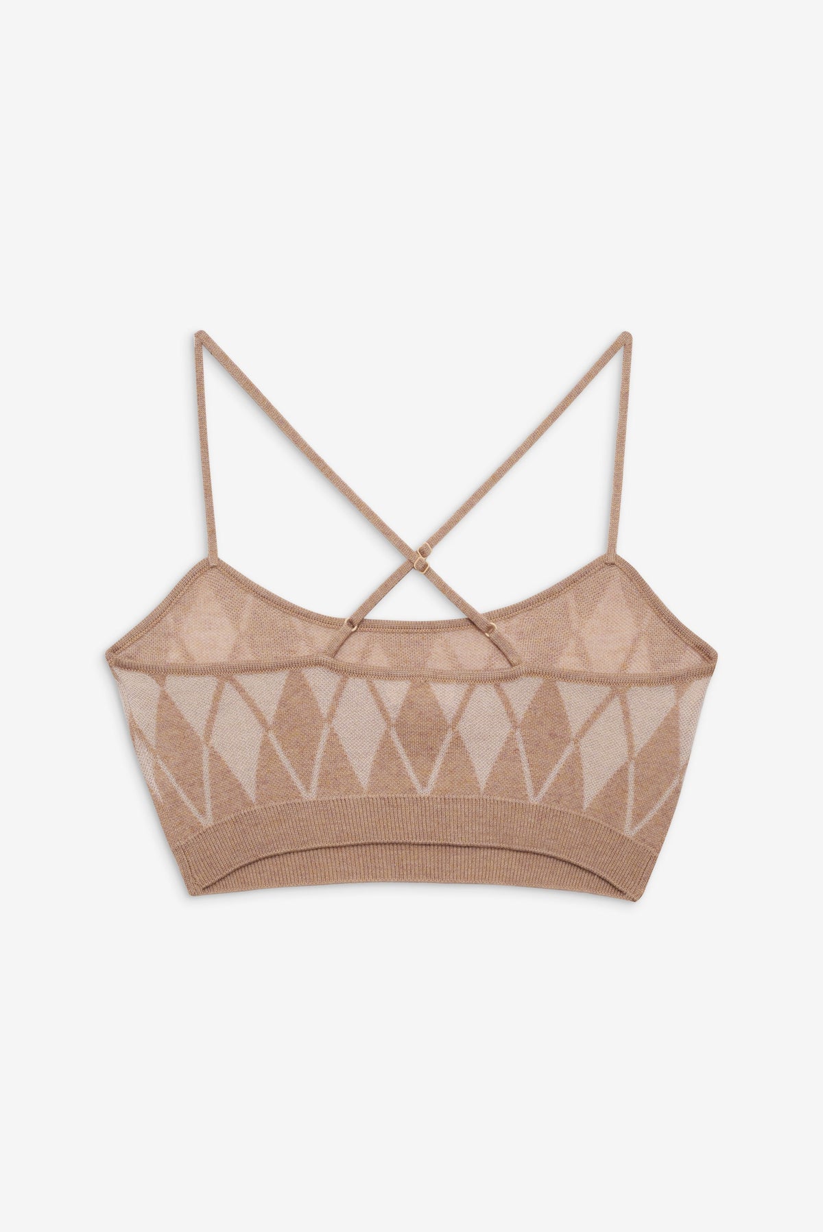 Cassidy Knit Bralette - Brown