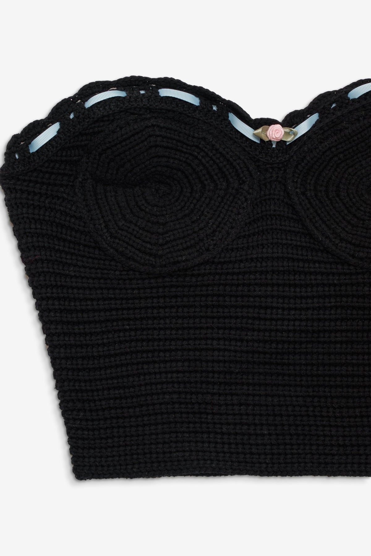 Kelsey Crochet Top - Black