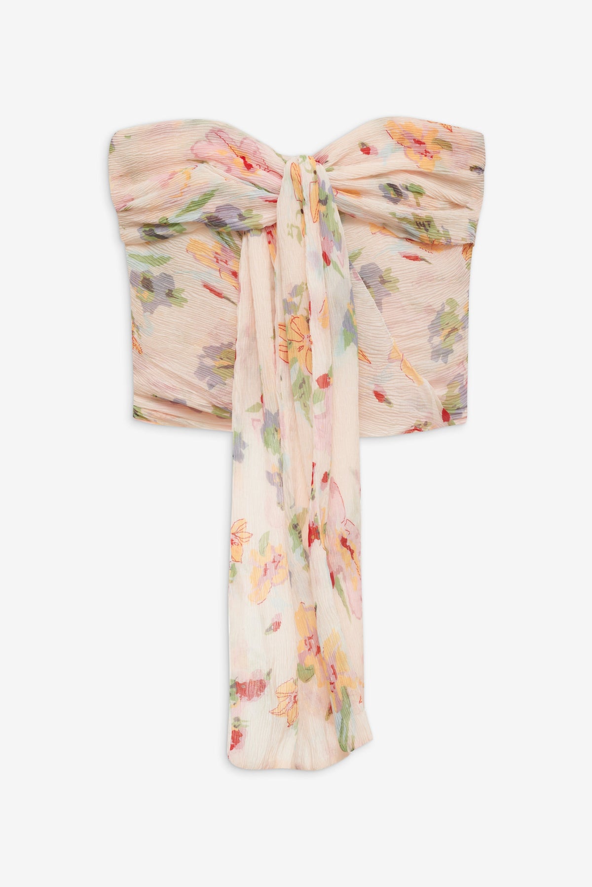 Abby Strapless Top - Multi