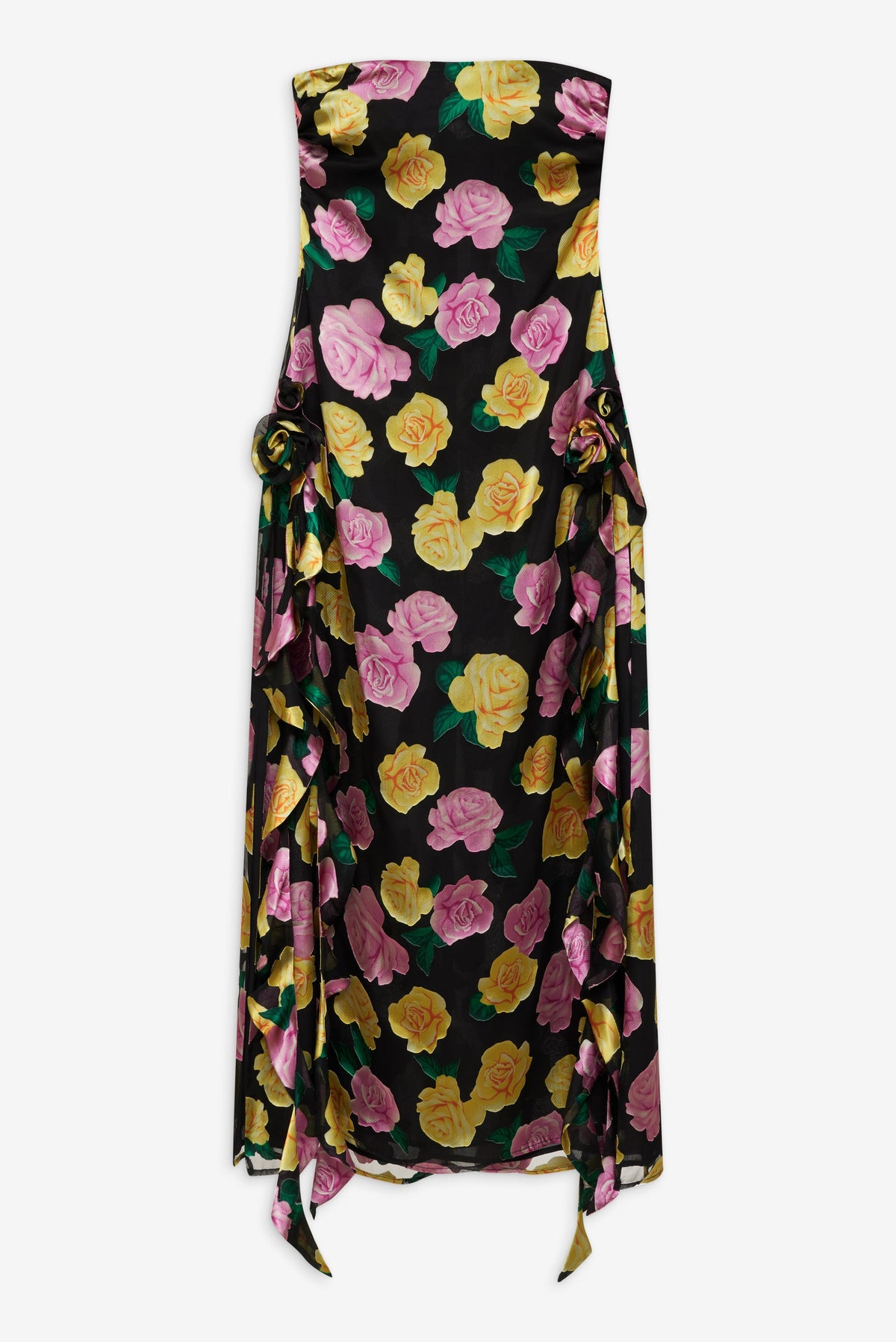 Madison Strapless Maxi Dress - Black
