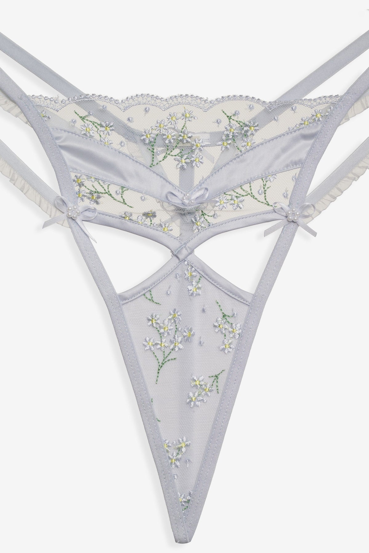 Baby's Breath Thong Panty - Blue