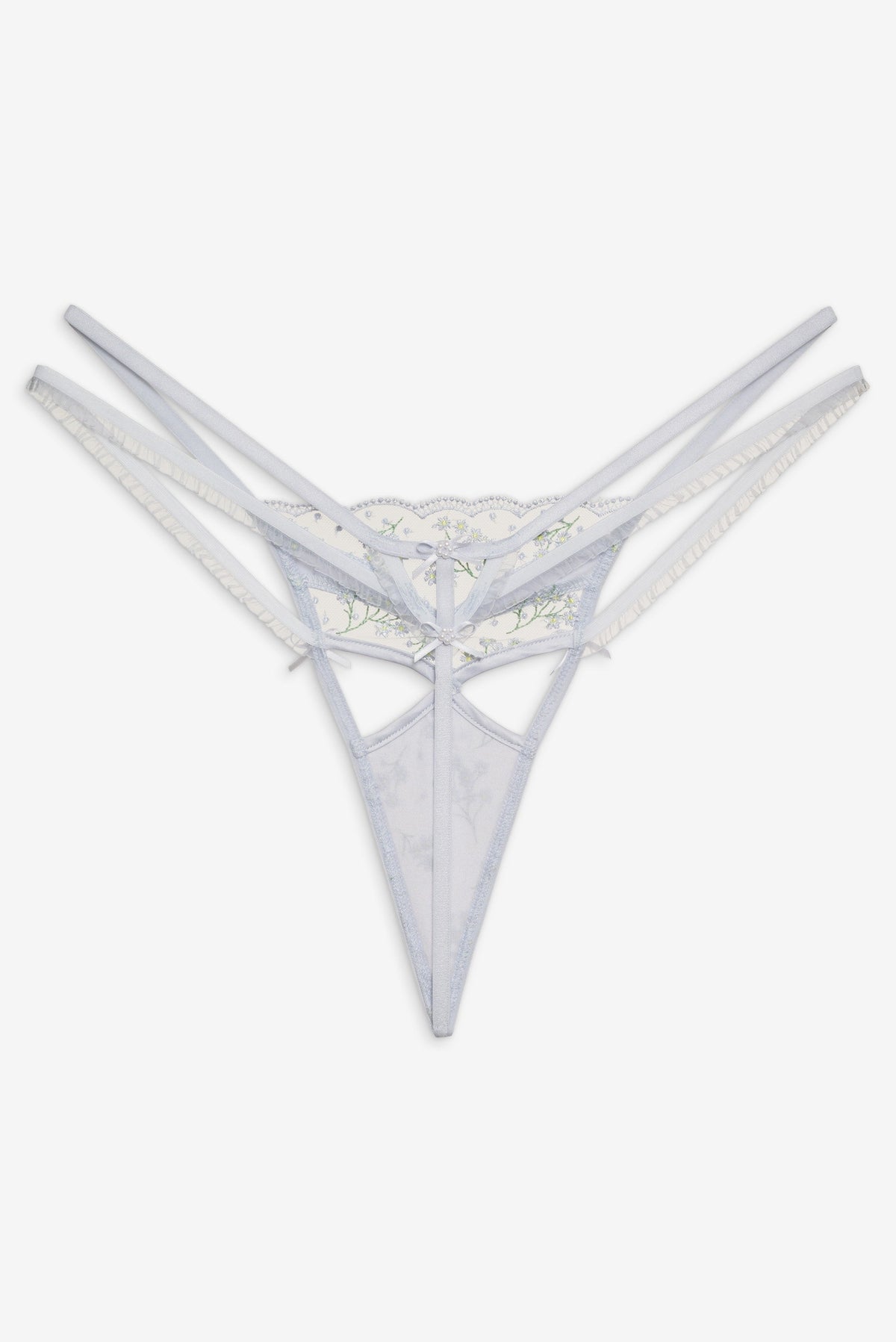 Baby's Breath Thong Panty - Blue