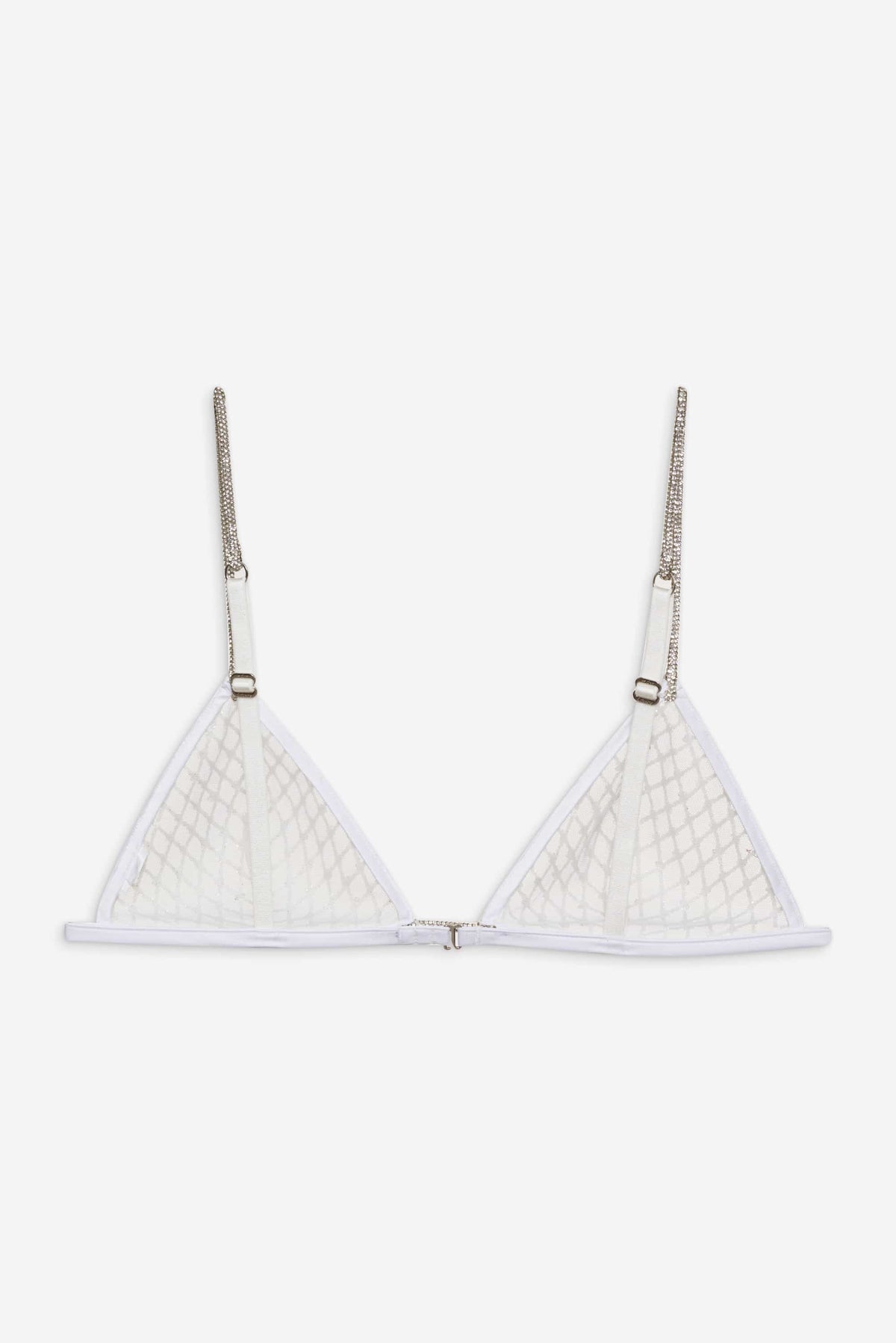 Glitter Bralette - White