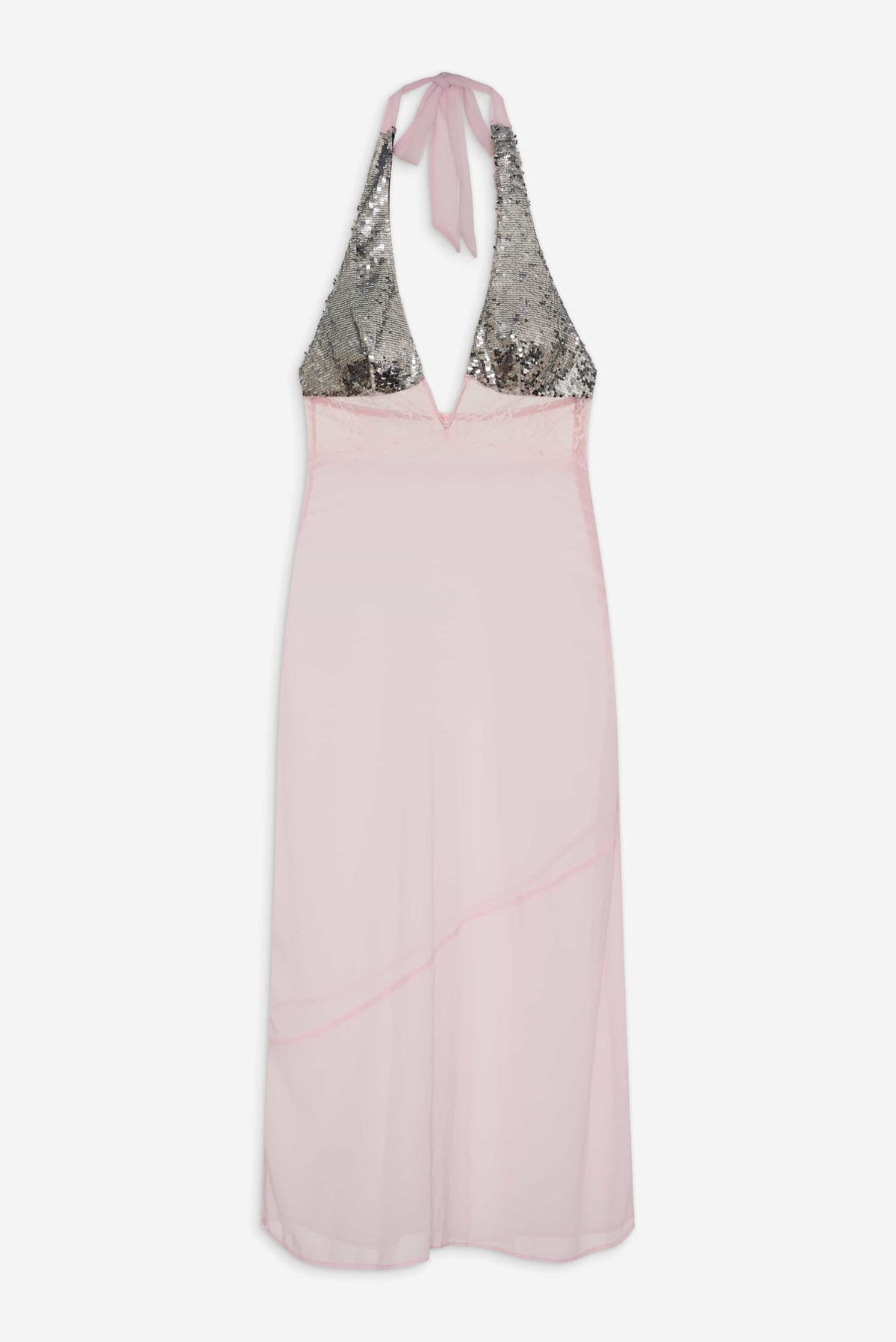 Maia Maxi Slip Dress - Pink