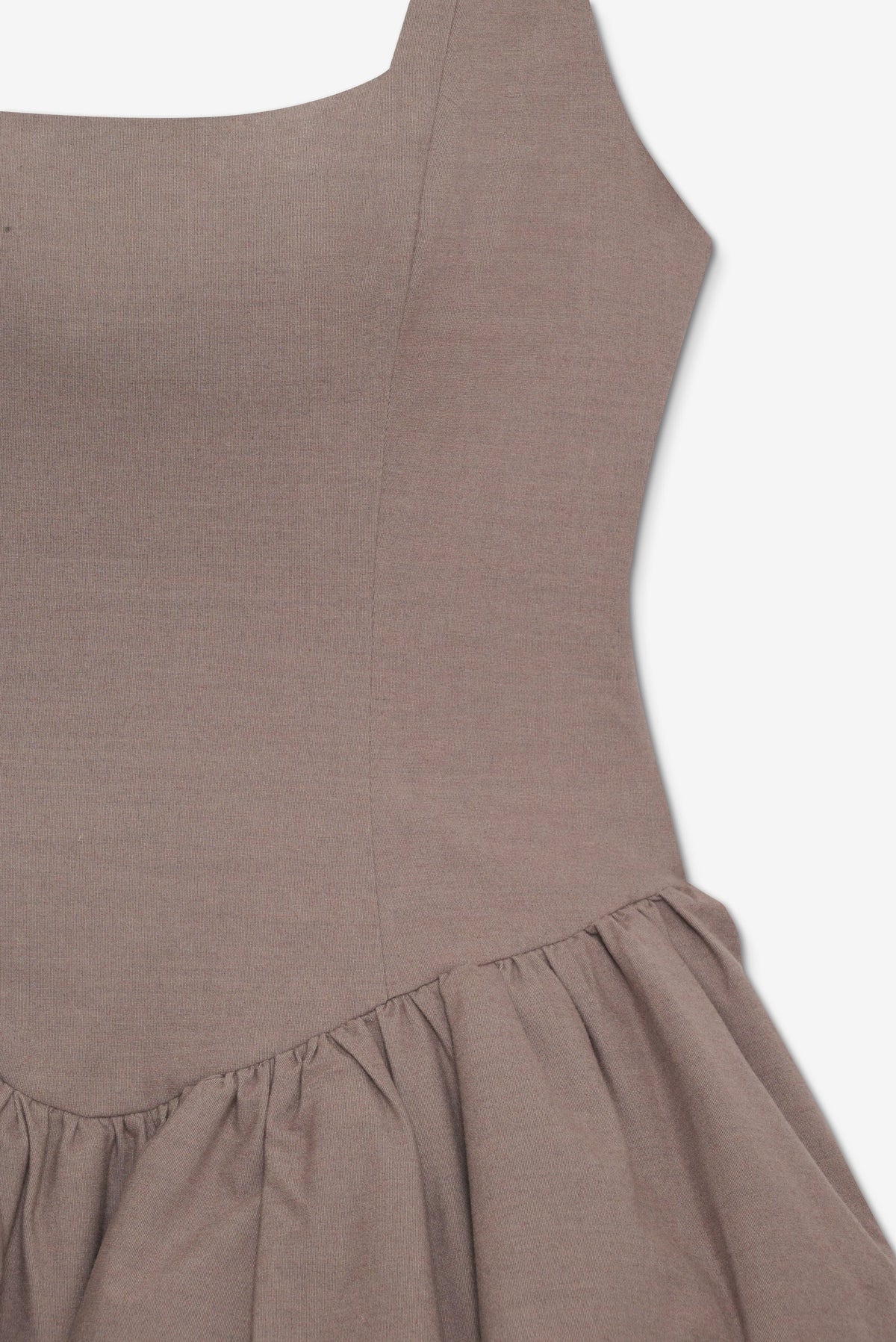 Marianne Bubble Hem Corset Top - Purple