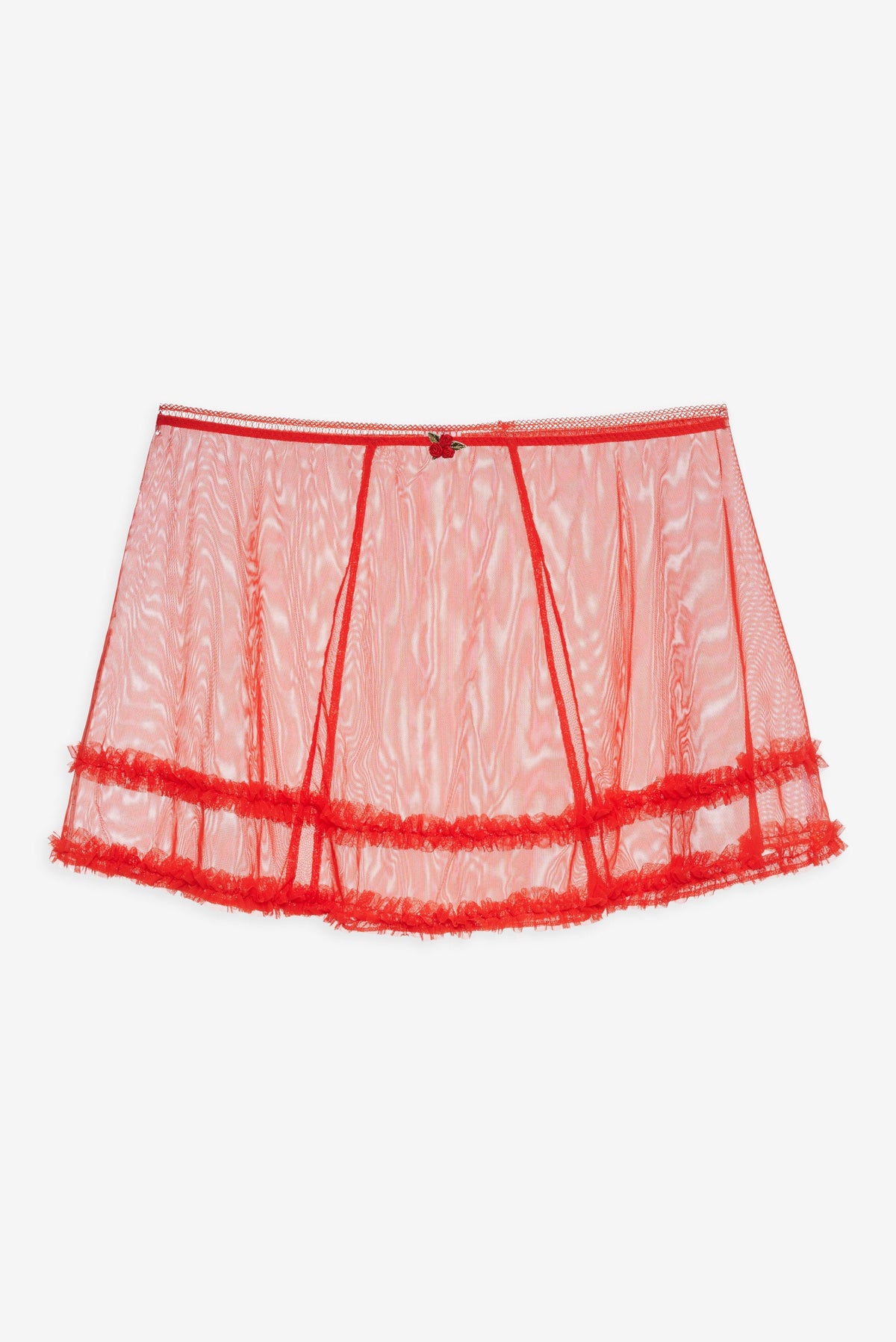 Gene Slip Skirt - Red