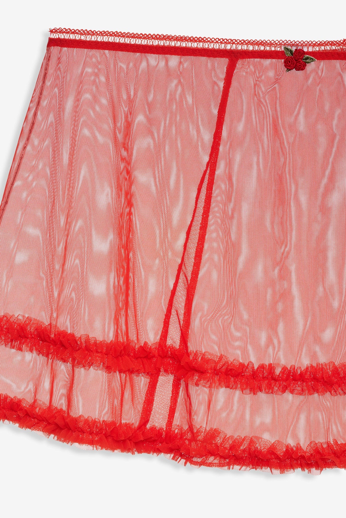 Gene Slip Skirt - Red