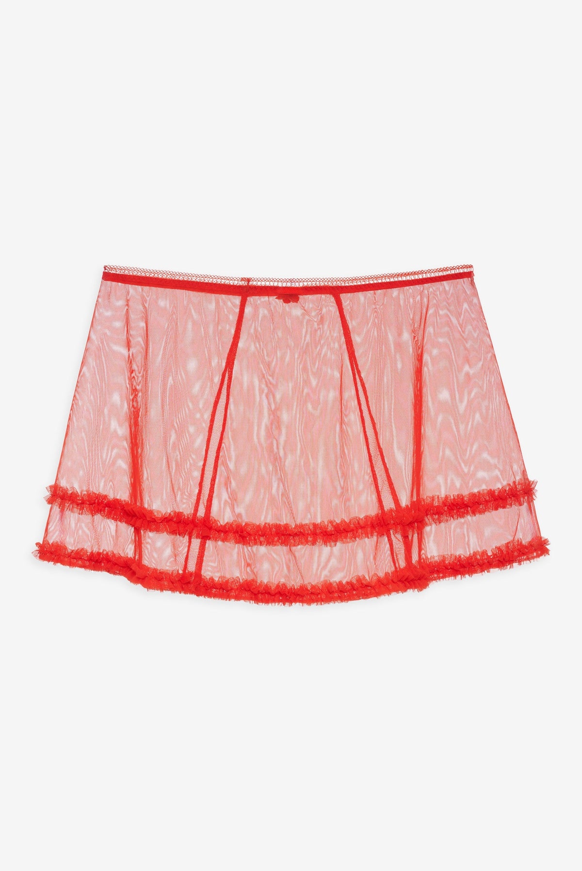 Gene Slip Skirt - Red
