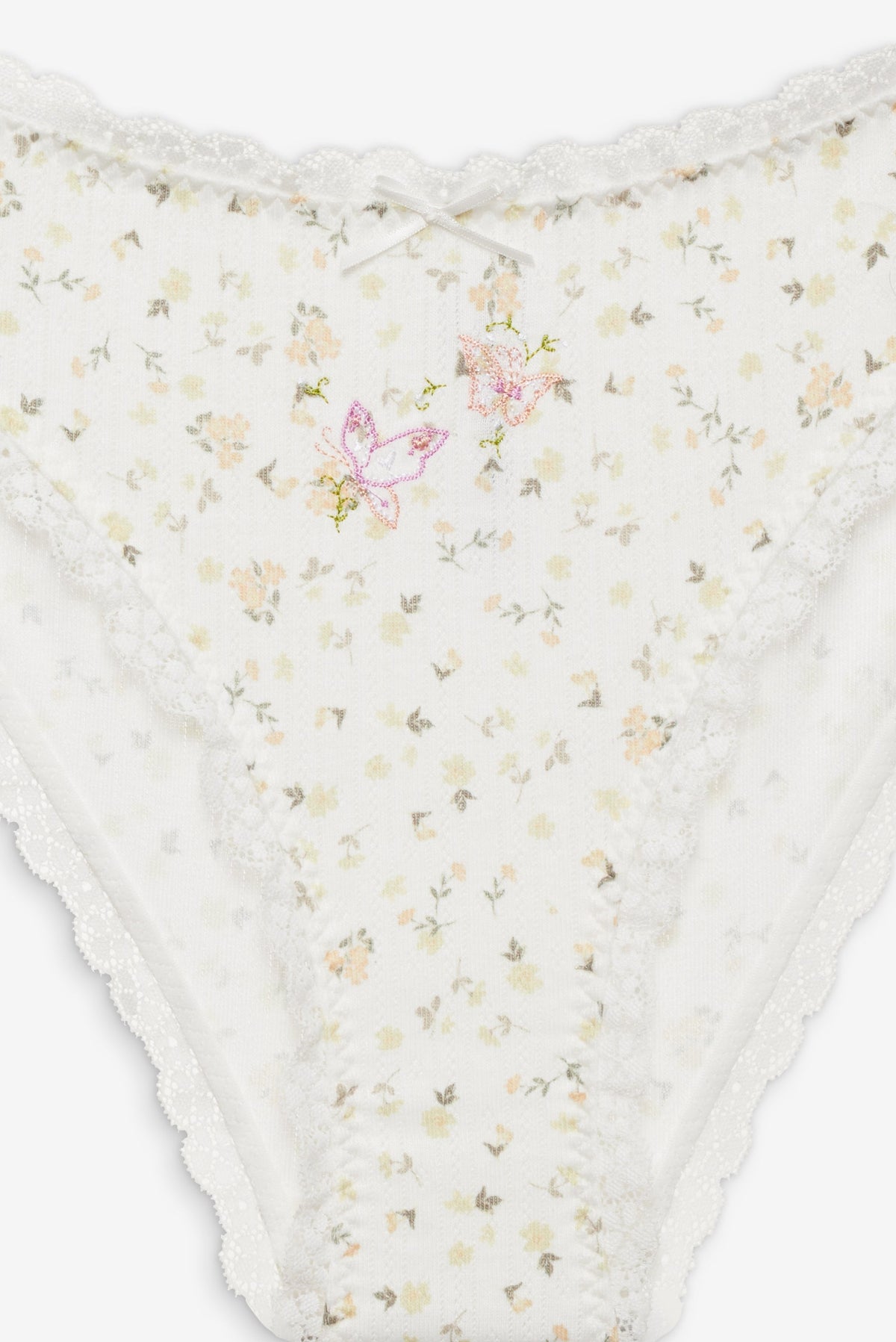 Floral Panty 3-Pack - White