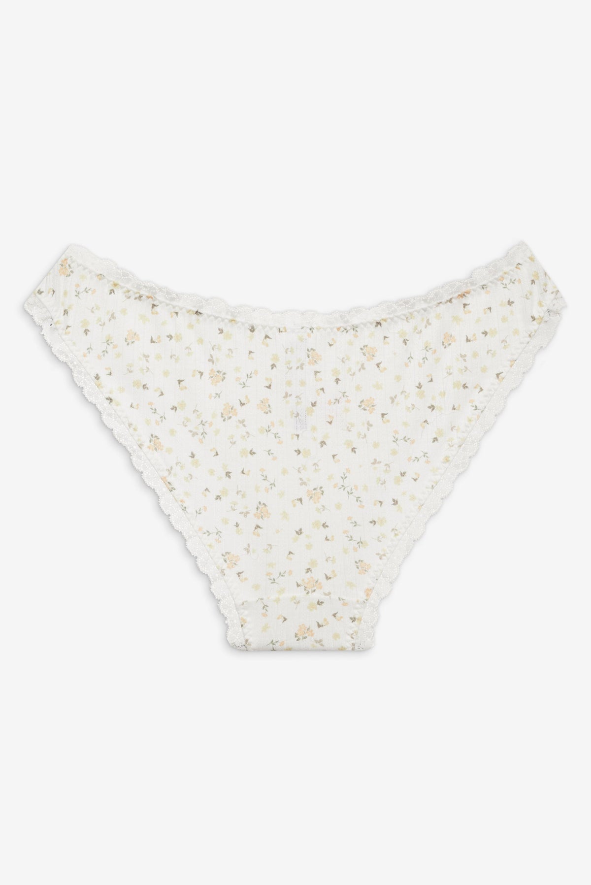 Floral Panty 3-Pack - White