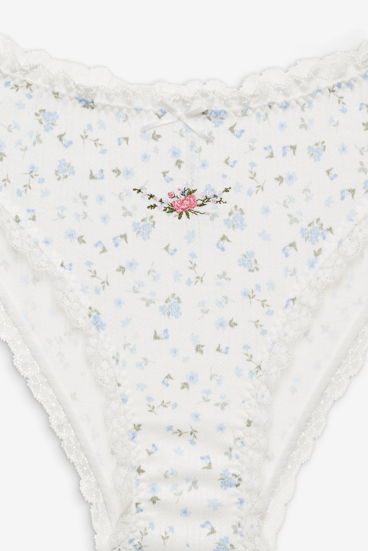 Floral Panty 3-Pack - White