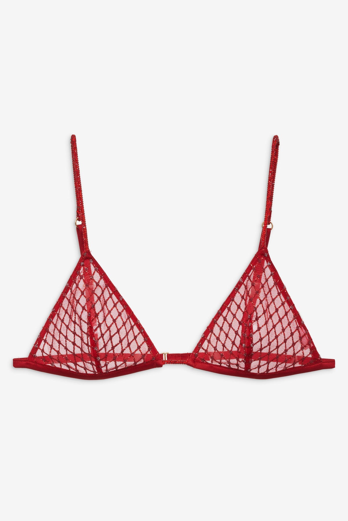 Glitter Bralette - Red