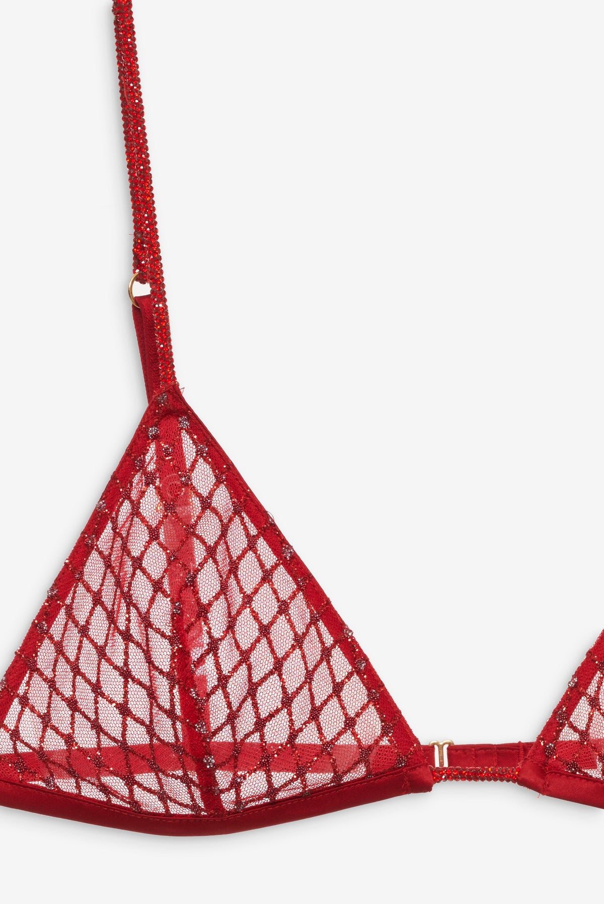 Glitter Bralette - Red