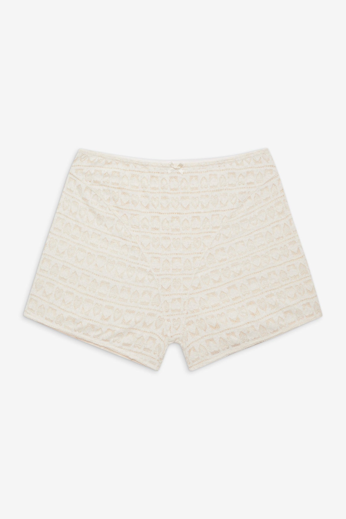 Reba Sleep Boyshort - White