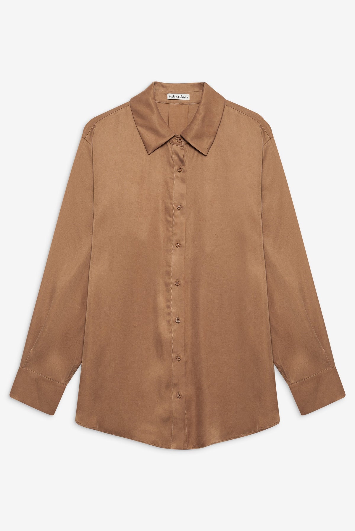 Clarabell Button Down Shirt - CAMEL