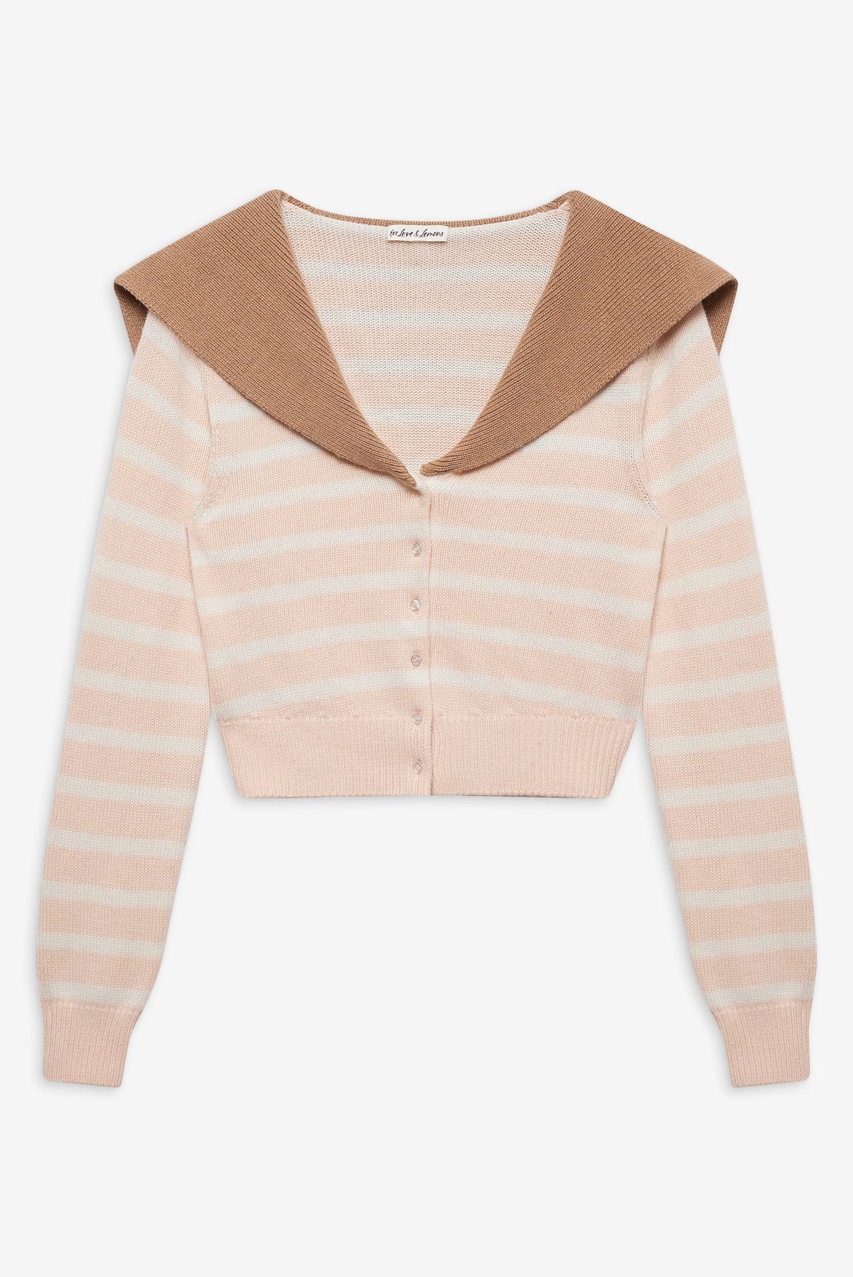 Sophia Stripe Cardigan - Pink