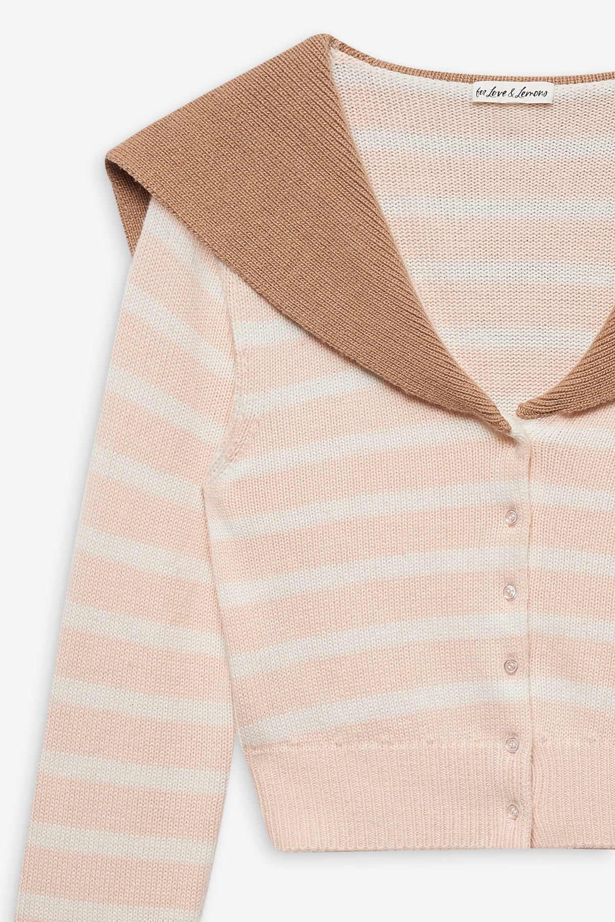 Sophia Stripe Cardigan - Pink