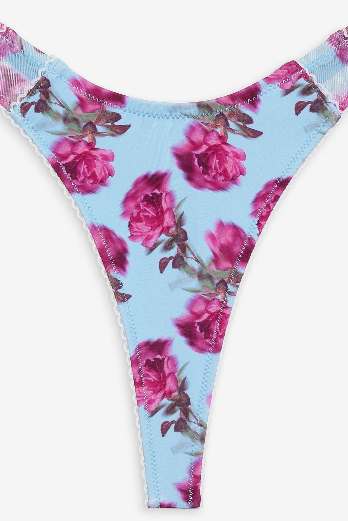 Floral Stems Bikini Bottom - Blue