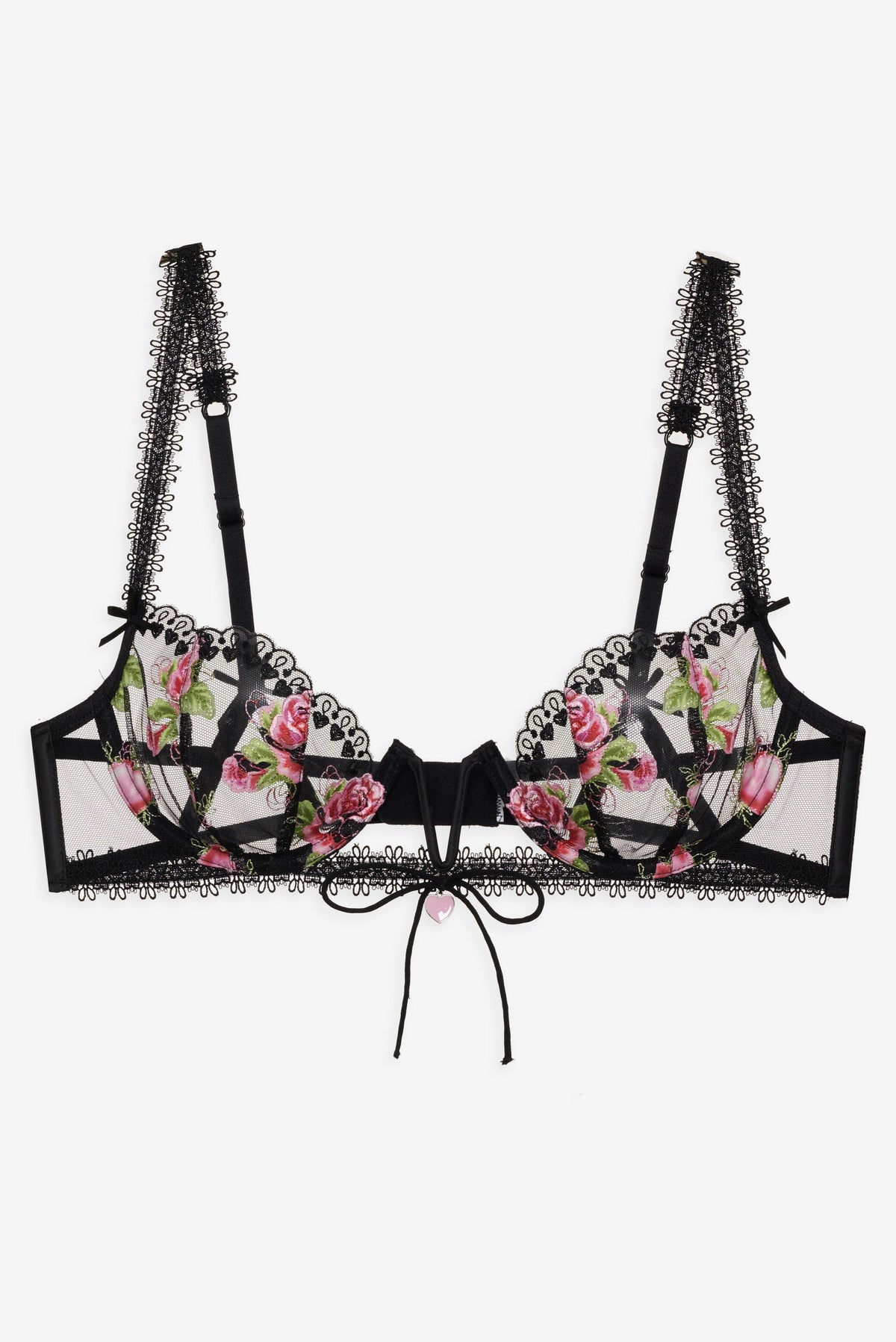 Love Garden Underwire Bra - Black