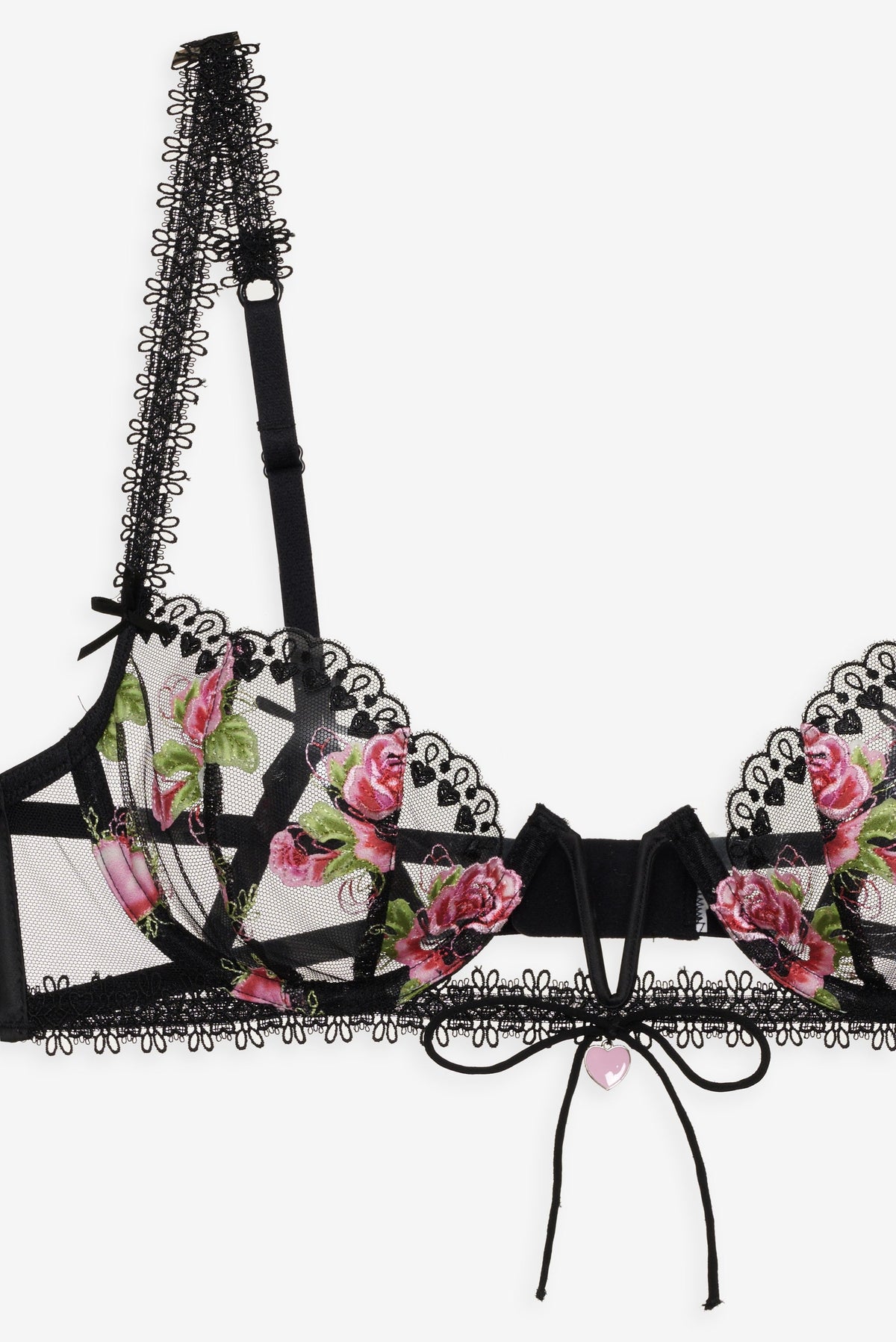 Love Garden Underwire Bra - Black