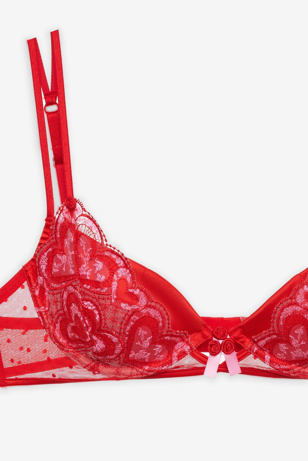 Heartbeat Underwire Bra - Red