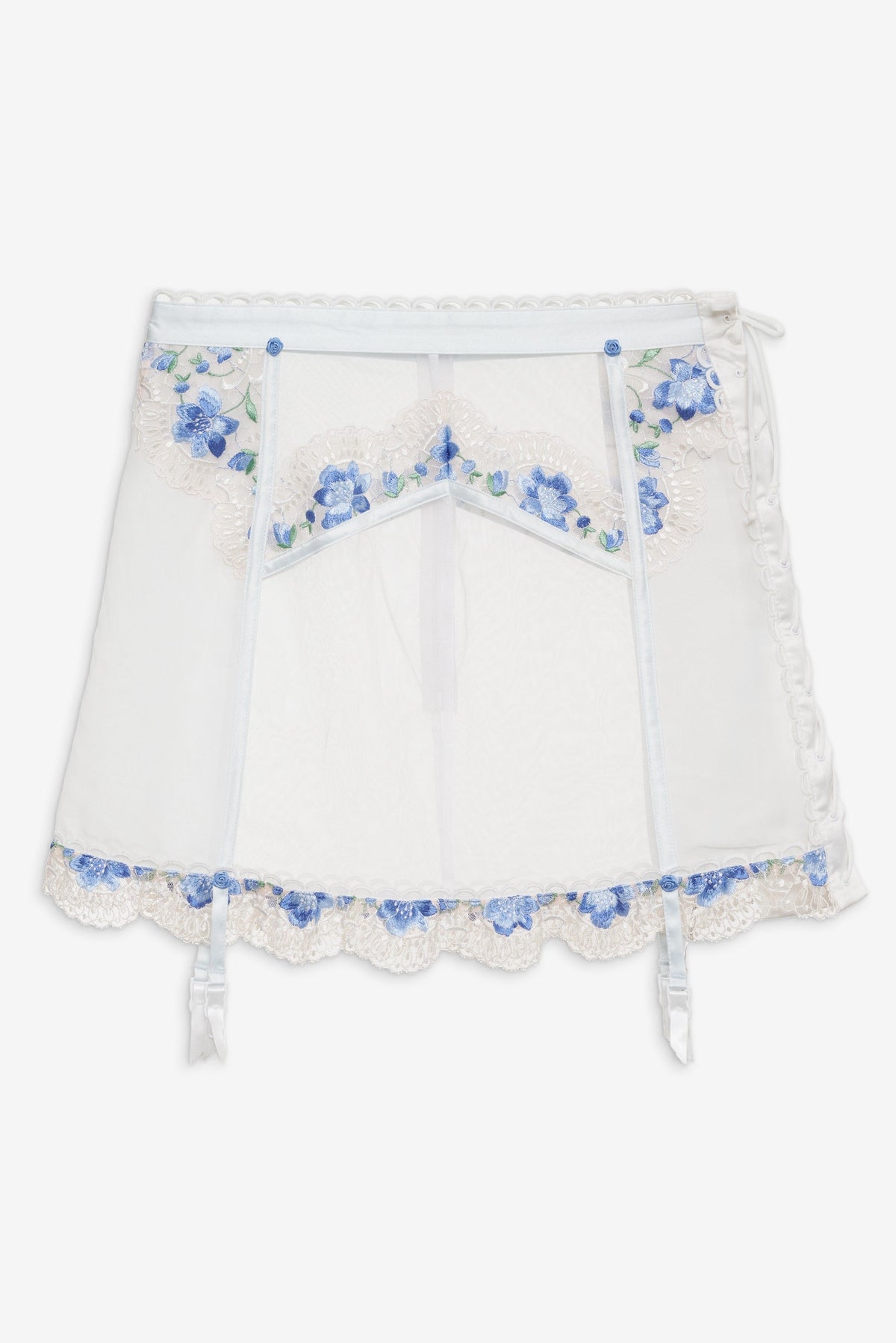 Festival Rose Skirt - Blue