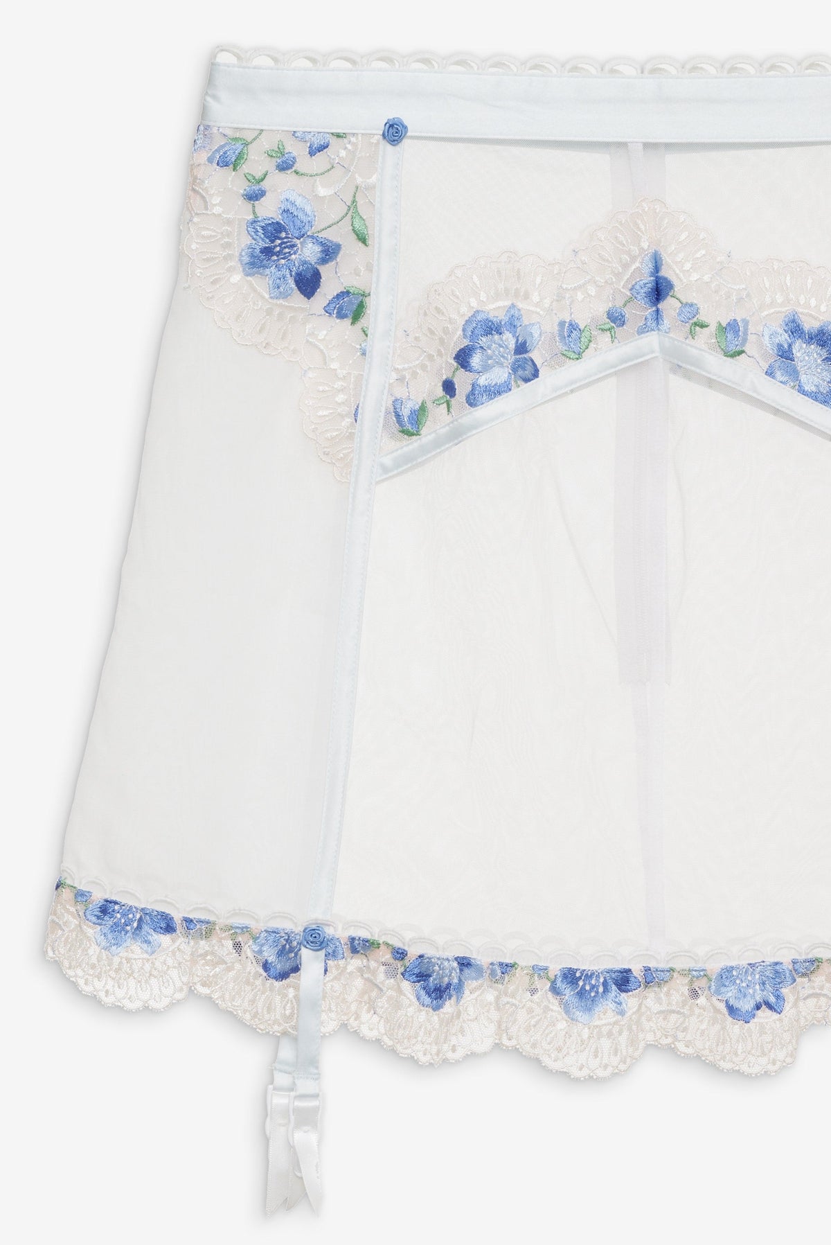 Festival Rose Skirt - Blue