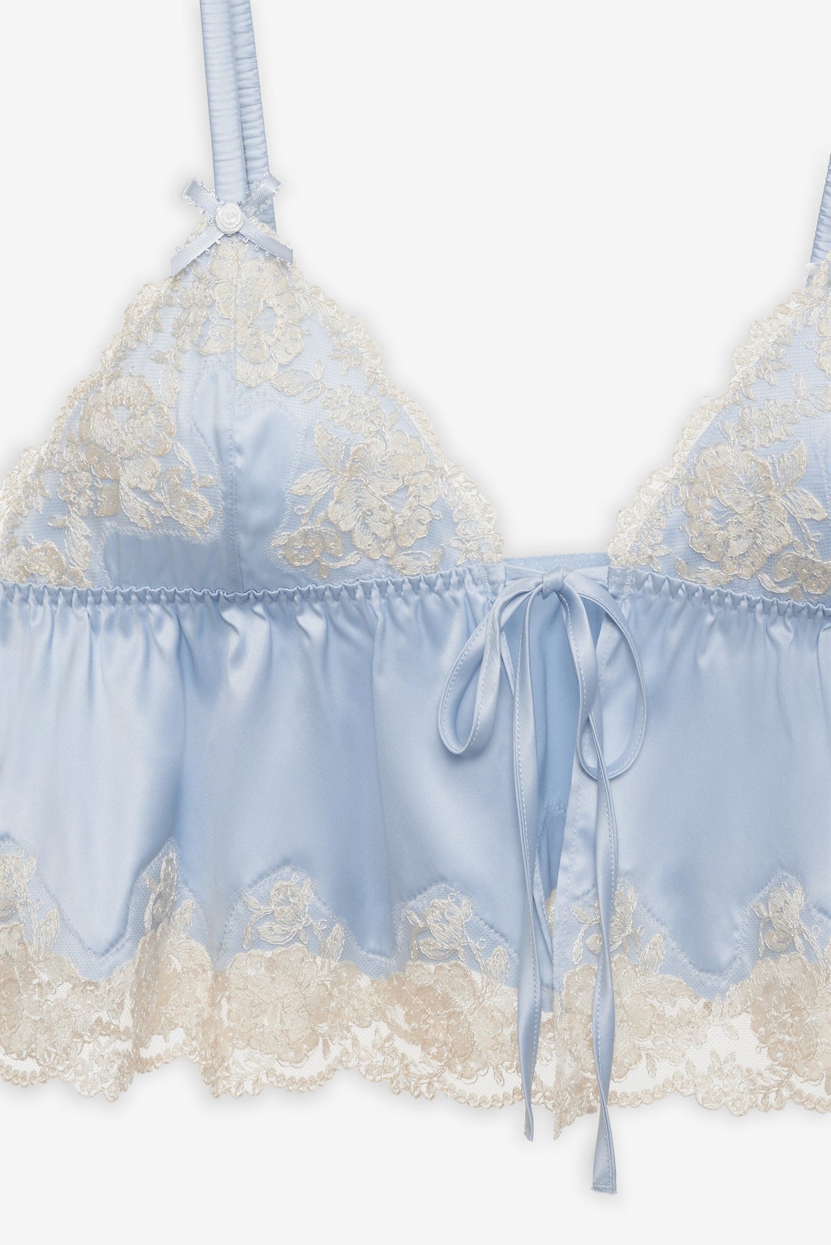 Jaden Sleep Top - Dusty Blue