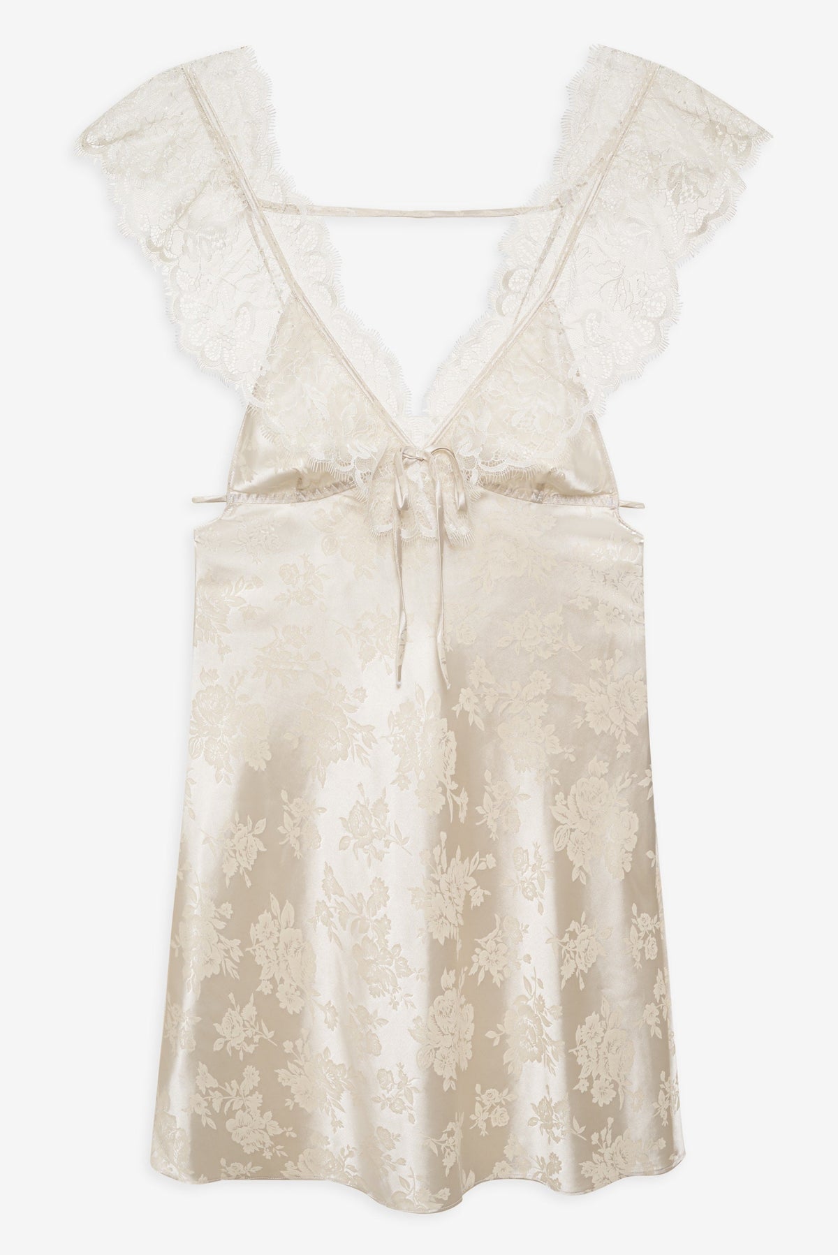 Audrey Mini Slip Dress - Cream